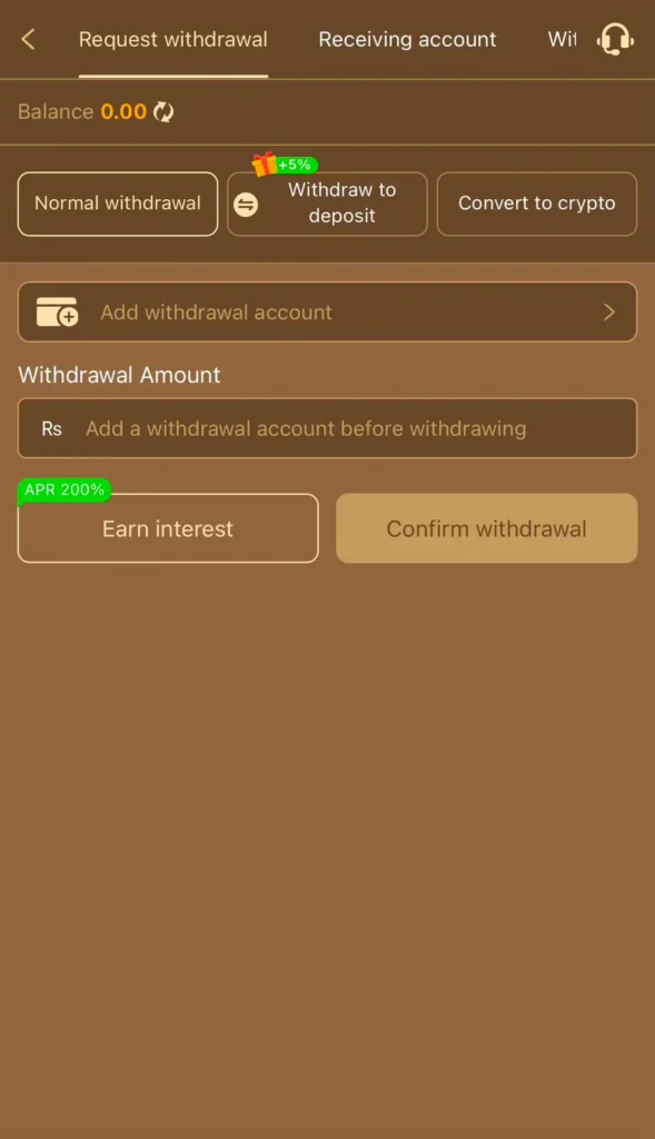 Withdraw