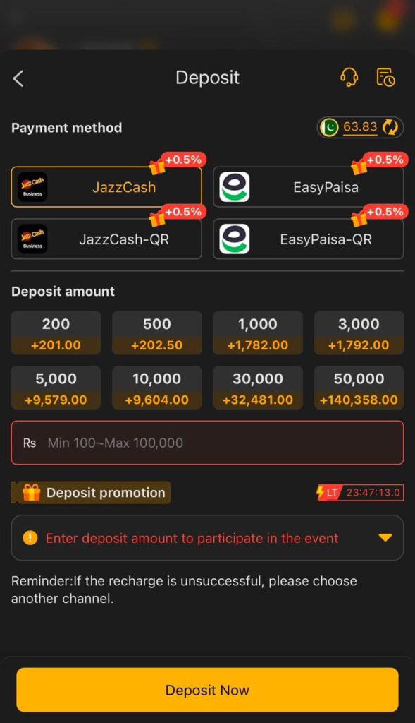 Deposit